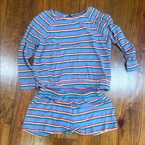 Colorful Striped Women's Long Sleeve Top